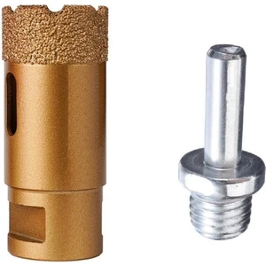 40 Mm Granit Mermer Seramik Delme Panç Spiral ve Matkap Için Aparatlı M14
