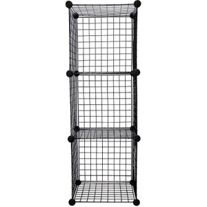 3 Bölmeli Metal Ofis Mutfak Kapı Önü Ayakkabılık Dolap Raf Kitaplık