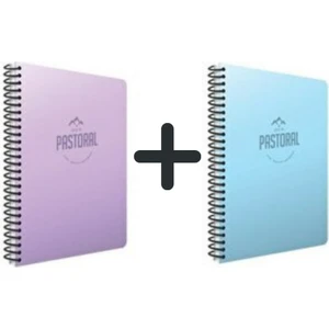 Pastoral Kareli Defter 17*24  96 Yaprak  2 Adet