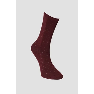 ALTINYILDIZ CLASSICS Erkek Bordo Antrasıt Desenli Bordo Antrasit Bambulu Casual Çorap