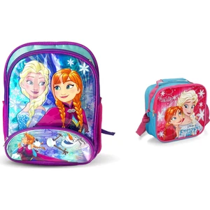 Hakan Çanta Frozen Orjinal Lisanslı Ilkokul Çantası ve Beslenme Çantası