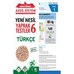 Damla Yayınevi Akıllı  Türkçe Yeni Nesil Yaprak Testler - 6. Sınıf