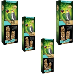 Gold Wings Meyveli Paraket Krakeri 2X65 gr x 4  Adet
