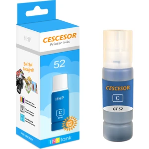 Hp GT52 Mavi Muadil Mürekkep - 70 ml - Cescesor