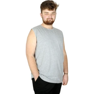 Battal Beden Erkek Kolsuz Tshirt Düz 20003 Grimelanj