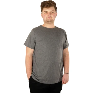 Büyük Beden Erkek Tshirt Bisiklet Yaka Basic 20031 Antrasit