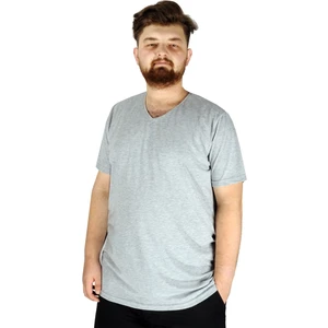 Büyük Beden Tshirt V Yaka 20032 Grimelanj