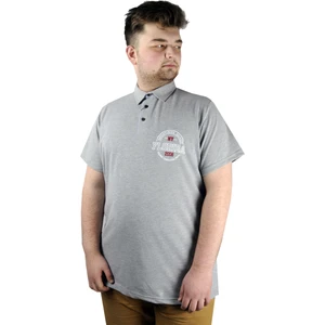 Erkek T Shirt Polo Florida 22303 Gri Melanj