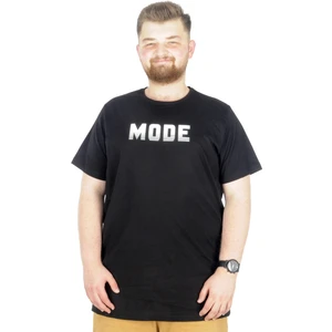 Büyük Beden T-Shirt Bis Yaka Mode 22196 Siyah