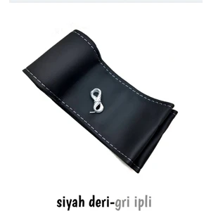 Gürler Oto Kılıf ve Aksesuar Ford Transit 2007+ Direksiyon Kılıfı Dikme Soft Gri Ipli (10.5cm)