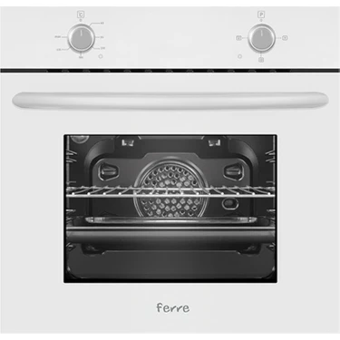 Ferre 2001 Tc Beyaz Ankastre Fırın 100 lt Hacim A Enerji Sınıfı 3 Programlı Turbo Pişirme