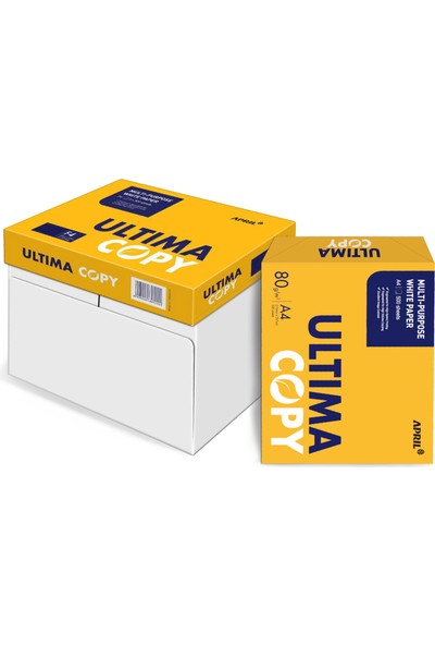 April Ultima Copy A4 Fotokopi Kağıdı 80 gr 5'li Kutu 2500 Yaprak