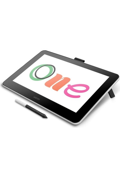 Wacom One Digital Drawing Tablet With Screen, 13.3 Inch Graphics Display