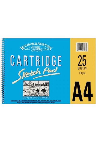Winsor & Newton Cartridge Eskiz Defteri 110 gr (25 Yaprak) A4