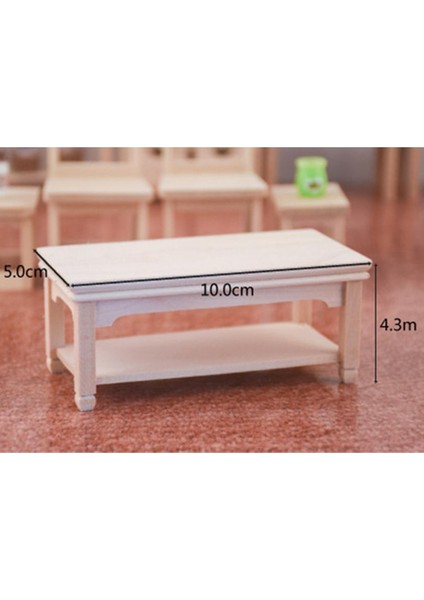 1:12 Ölçekli Masa Dollhouse Minyatür Mobilya Oturma Odası (Yurt Dışından) indirimleri