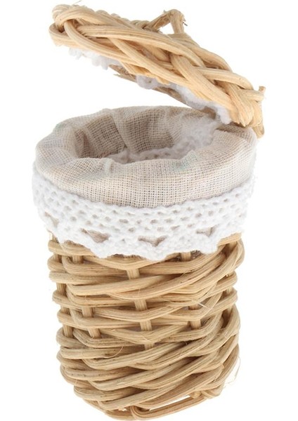 1:12 Dollhouse Mobilya Minyatür Rattan Sepet Model Çocuk Oyuncak Oyun Toy (Yurt Dışından) modelleri