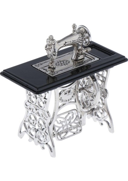 1/12 Ölçekli Dolls House Minyatür Metal Dikiş Makinesi Mobilyaları Dekoratif (Yurt Dışından) fiyatları