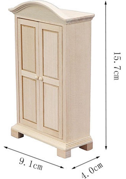 Dollhouse Depolama Dolap Minyatür Çocuklar Için 1/12 Dekorasyon Kabine (Yurt Dışından) fırsatları