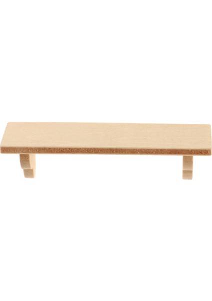 12. Ölçekli Dollhouse Mini Duvar Rafları Bitmemiş Oyuncak Aksesuar Diy Montajı (Yurt Dışından)