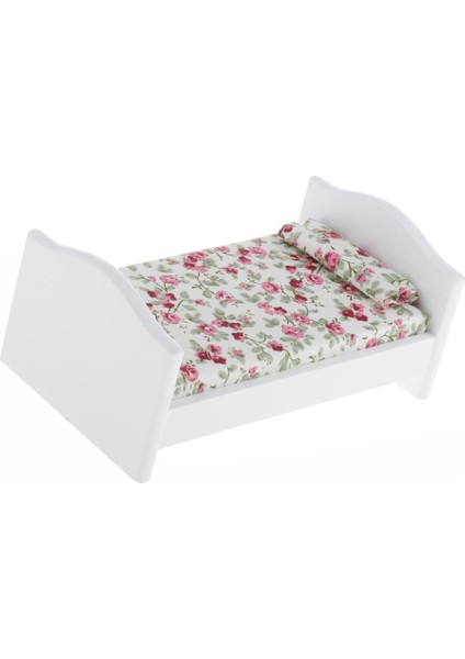 Mini Kırmızı Çiçek Tek Yolu Dıy Kitleri 1/12 Ölçekli Bebek Evi Yatak Odası Aksesuarları (Yurt Dışından) fiyatları