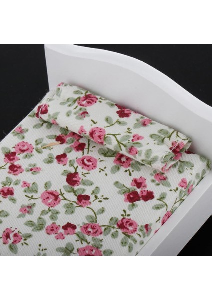 Mini Kırmızı Çiçek Tek Yolu Dıy Kitleri 1/12 Ölçekli Bebek Evi Yatak Odası Aksesuarları (Yurt Dışından) modelleri