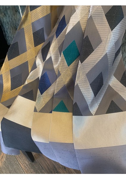 Orta Bordurlu Pano Fon Özel Exclusıve Serisi Kırışmaz 1x3 Pileli Tek Adet Fon Perde indirimleri