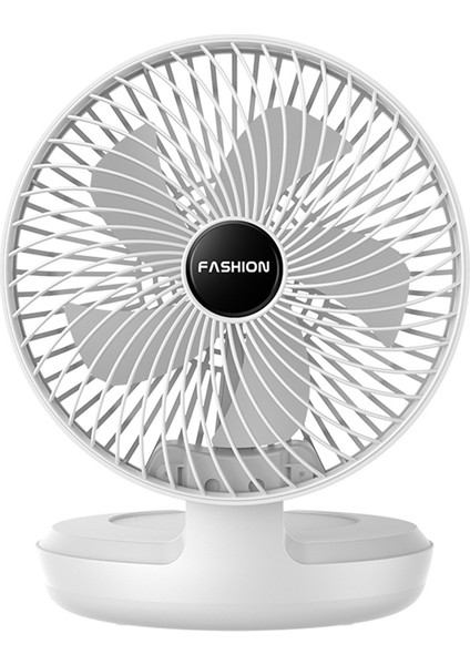 Taşınabilir Katlanır Masaüstü Küçük Fan - Beyaz (Yurt Dışından)