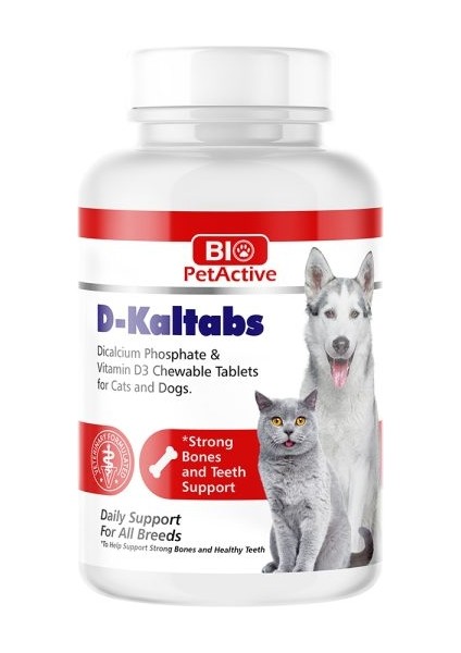D-Kaltabs Kedi ve Köpekler Için Kalsiyum Tablet 84 Tb