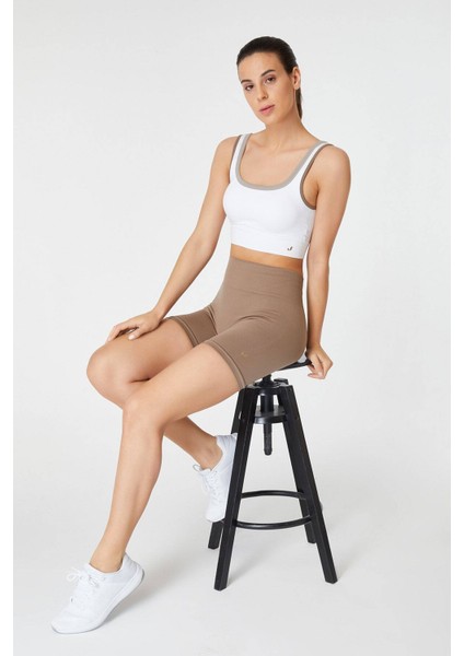 Lucia Biker Tayt Açık Kahve