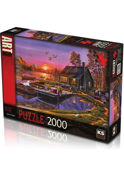 Angel Of Life 22502 Ks, Lakeside Cottage, 2000 Parça Puzzle