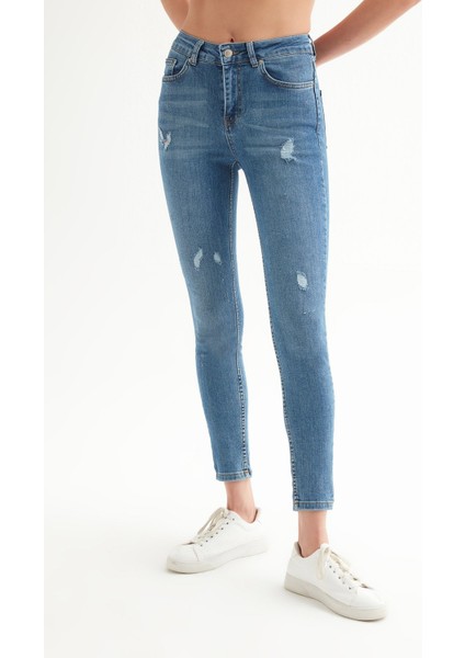 Likralı Skinny Jean