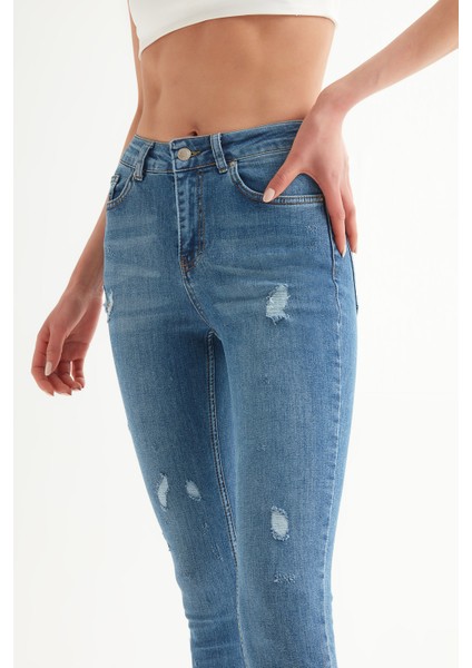 Likralı Skinny Jean