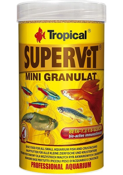 Supervit Mini Granulat Balık Yemi 50 gr