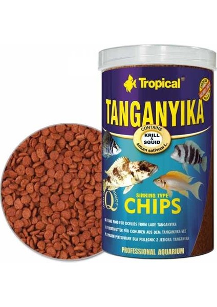 Tanganyika Chips Balık Yemi 50 gr