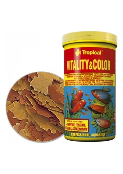 Vitality&Color Balık Yemi 50 gr