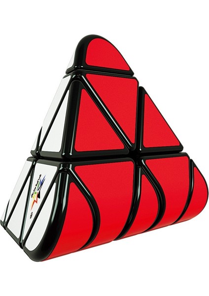 Yuxin Black Kylin Yuvarlak Açılı 3X3X3 Piramit Küp Eğitim Bulmacası Oyuncak