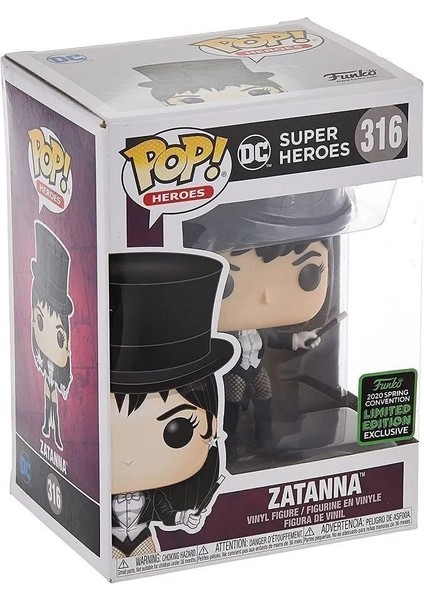 Pop Dc Heroes Zatanna Limited Edition