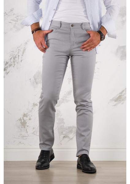 Regular Fit Mevsimlik 5 Cep Erkek Gabardin Pantolon