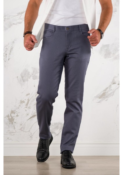 Regular Fit Mevsimlik 5 Cep Erkek Gabardin Pantolon