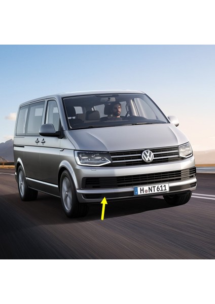Vw Volkswagen Transporter T6 2016-2019 Ön Tampon Sağ Sis Izgara Kapağı Sissiz 7E0807490C