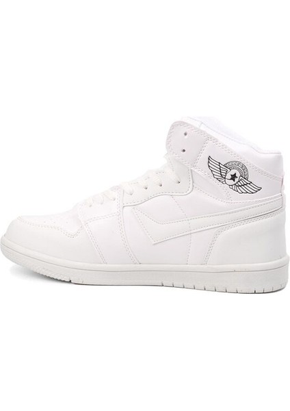 Beyaz Erkek Bilek Boy Sneaker modelleri