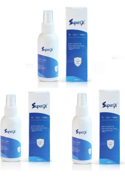 Hipokloröz, Alkolsüz, El & Cilt & Dezenfektanı 3 x 100 ml