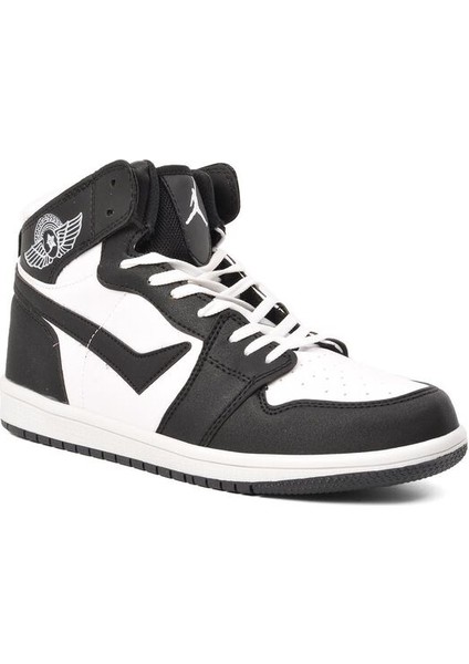 Beyaz Siyah Erkek Bilek Boy Sneaker fırsatları