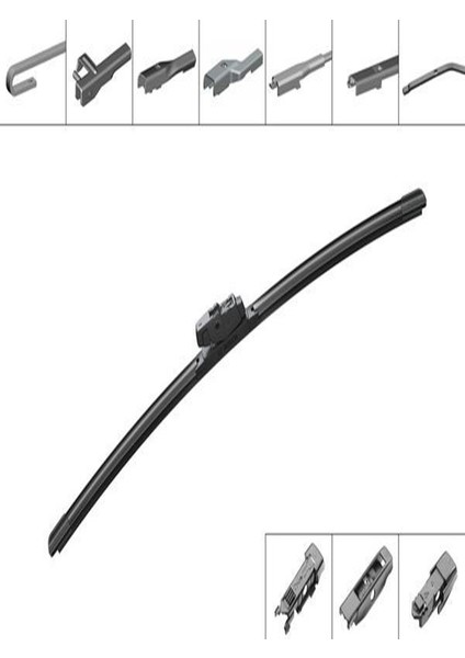 3397015581 Silecek Supurgesi Sol Muz Tipi Astra H 4 Aparatli 550Mm Ae55 Aero Eco 6272280 (WA113377)