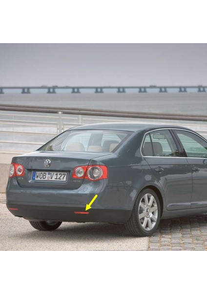 Vw Volkswagen Jetta Mk5 2006-2011 Arka Tampon Sağ Alt Köşe Reflektörü Yansıtıcı Kedi Gözü 1K5945106