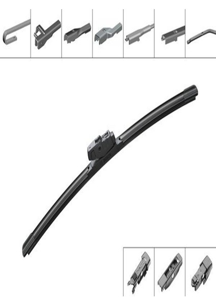 3397015577 Silecek Supurgesi Muz Tipi 4 Aparatli 450Mm Ae45 Aero Eco 1332162 (WE232555)