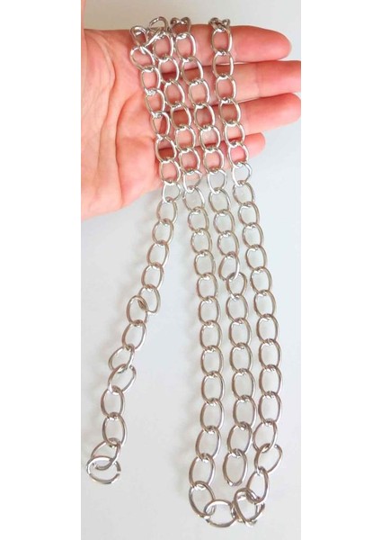 Gümüş Renk Ince Çanta Zinciri 150 cm