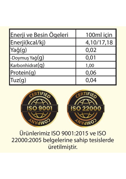 İçilebilir Katkısız Cam Şişe Enginar Sirkesi 12 x 500 ml