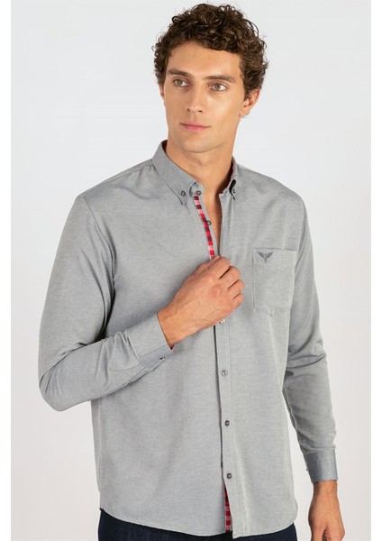 Klasik Fit Rahat Kesim Poplin Oxford Erkek Gömlek fiyatları
