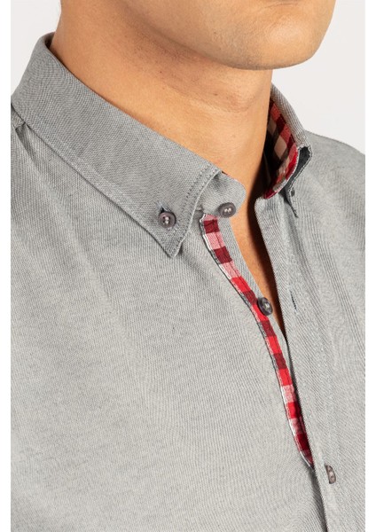 Klasik Fit Rahat Kesim Poplin Oxford Erkek Gömlek fırsatları